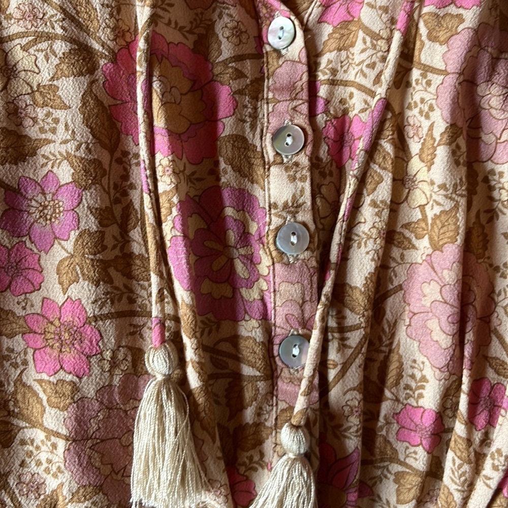Spell Love Story Short Sleeve Blouse in Peach Blossom - Picture 15 of 15